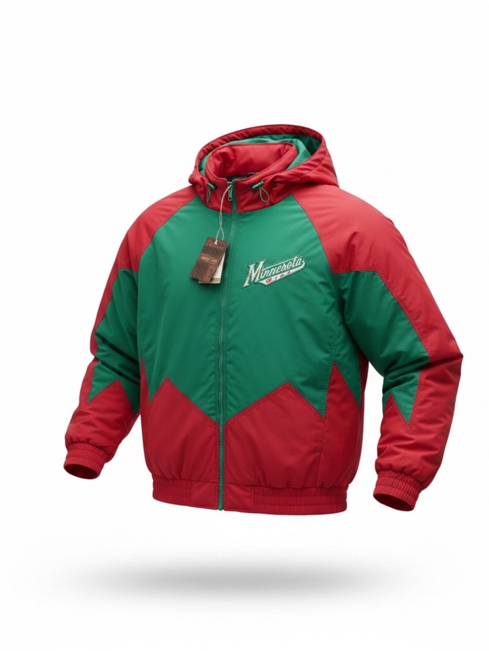 MITCHELL & NESS RETRO FULL ZIP JACKET - MINNESOTA WILD NEW SIZE M